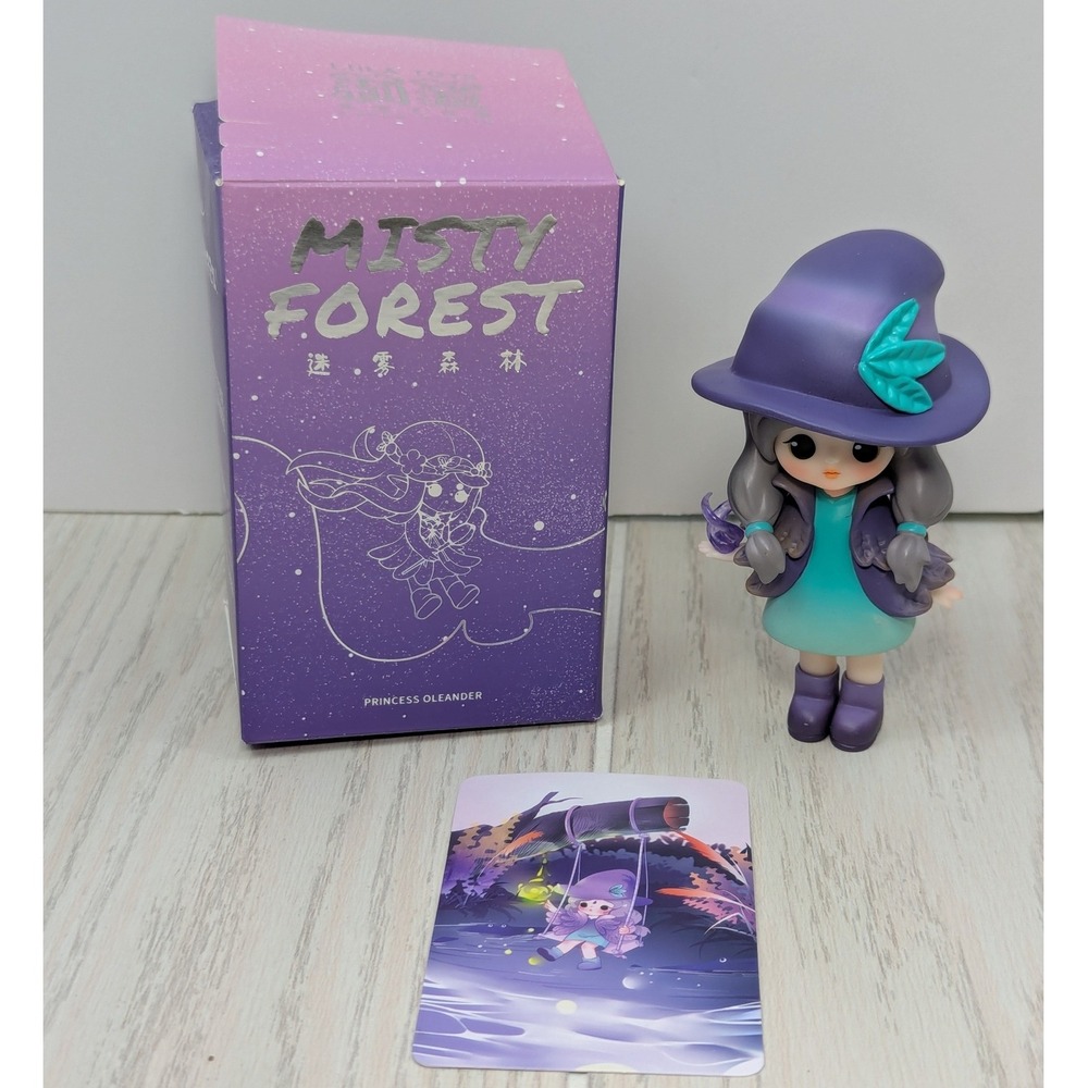 Liila Toys Misty Forest Exiled Witch Figure Purple Teal Blind Box Toy